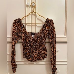 Urban Outfitters cheetah print top